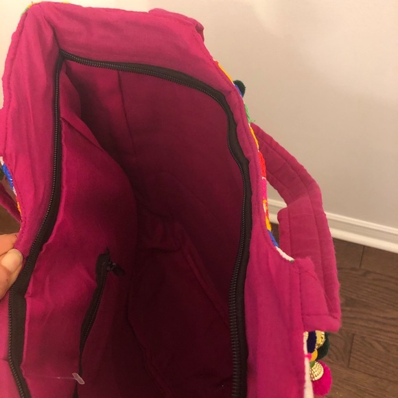 Multicoloured Indian Embroidered Bag - Picture 3 of 3